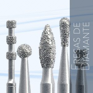 Fresas de diamante para clínica
