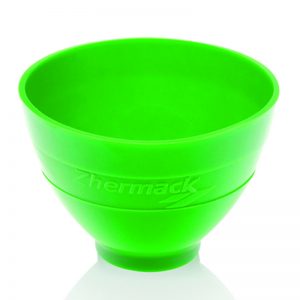 Taza verde de hule